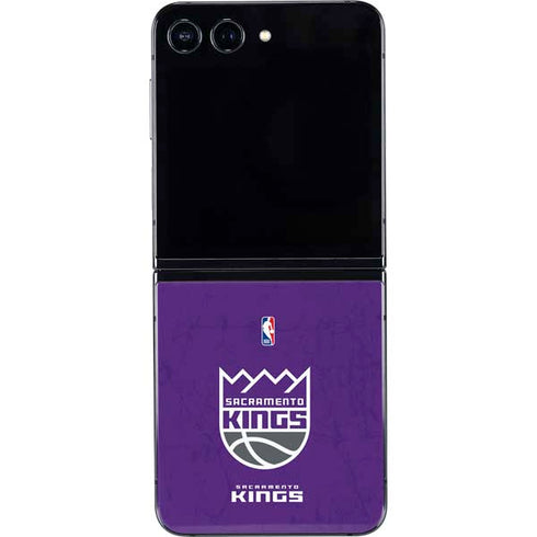 NBA Sacramento Kings Distressed Galaxy Z Flip5 5G Skin